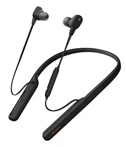 Sony WI-1000XM2 Noise-Canceling Wireless Behind-Neck In-Ear Headset/Headphones