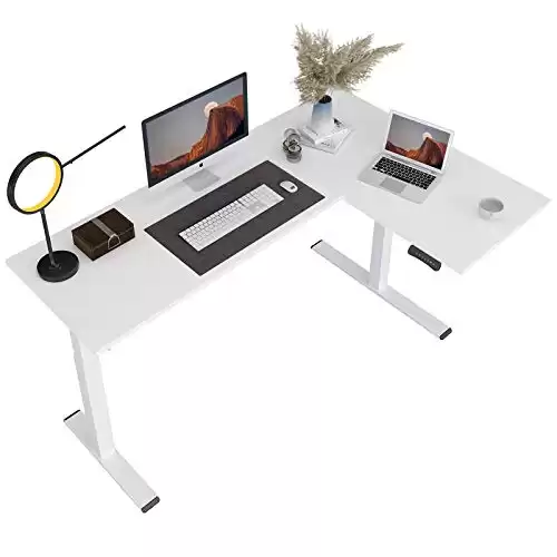 FLEXISPOT Pro Corner Dual-Motor L-Shaped Computer Standing Desk