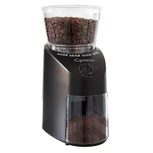 Electric Conical Burr Coffee Grinder, 42 Precise Grind Settings, One Touch  with 50S Grinding, Easy to Clean, Matte Black