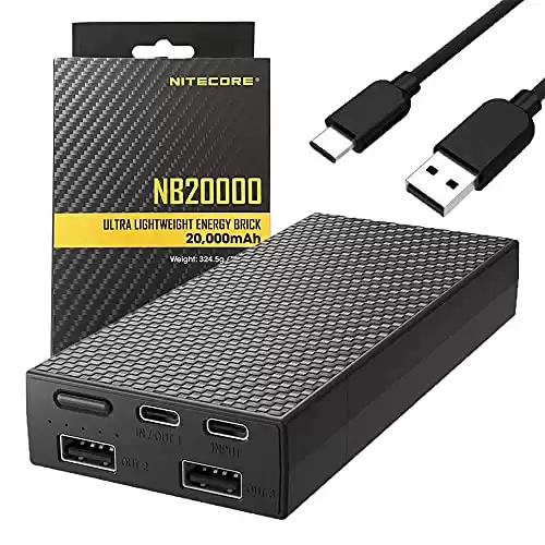 Nitecore NB20000 USB Power Charger