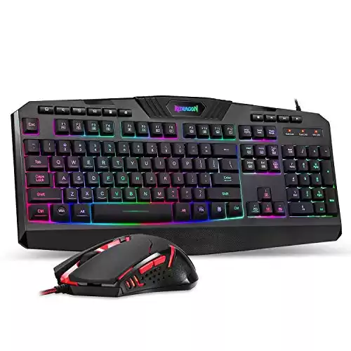 Redragon S101 Gaming Keyboard and M601 Mouse