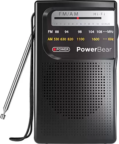 PowerBear Portable AM/FM Radio