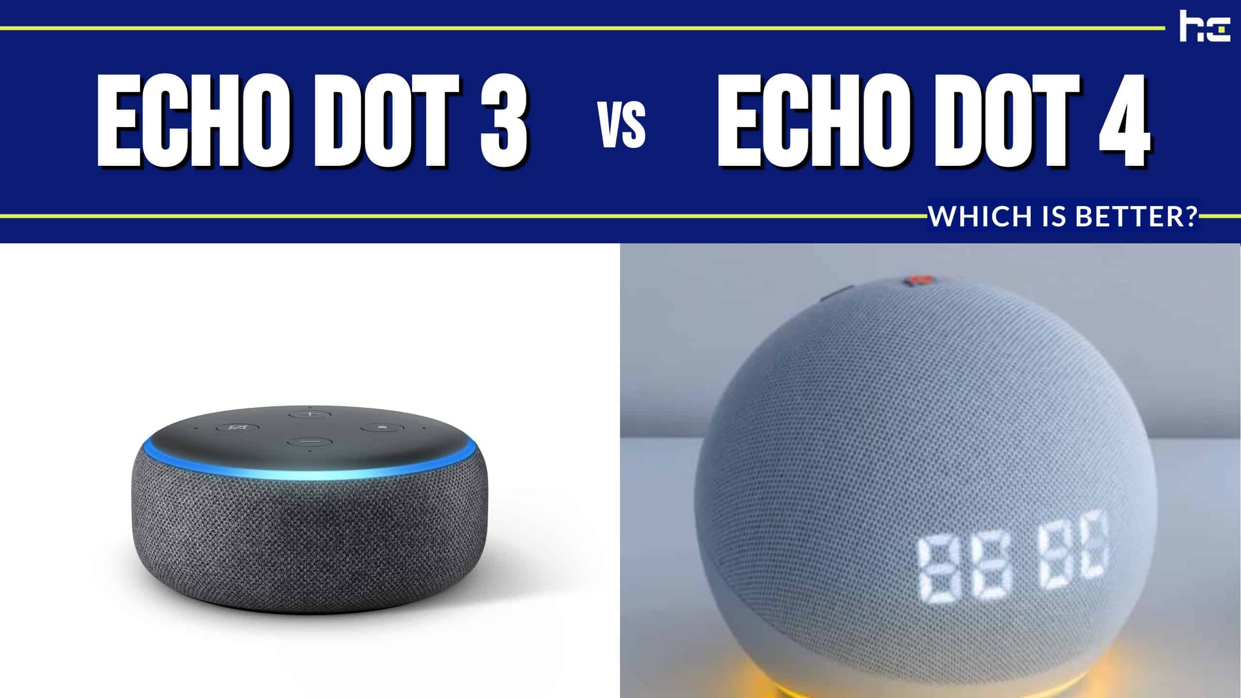 featured image for Echo Dot 3 vs Echo Dot 4