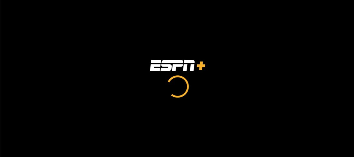 ESPN+ loading screen.