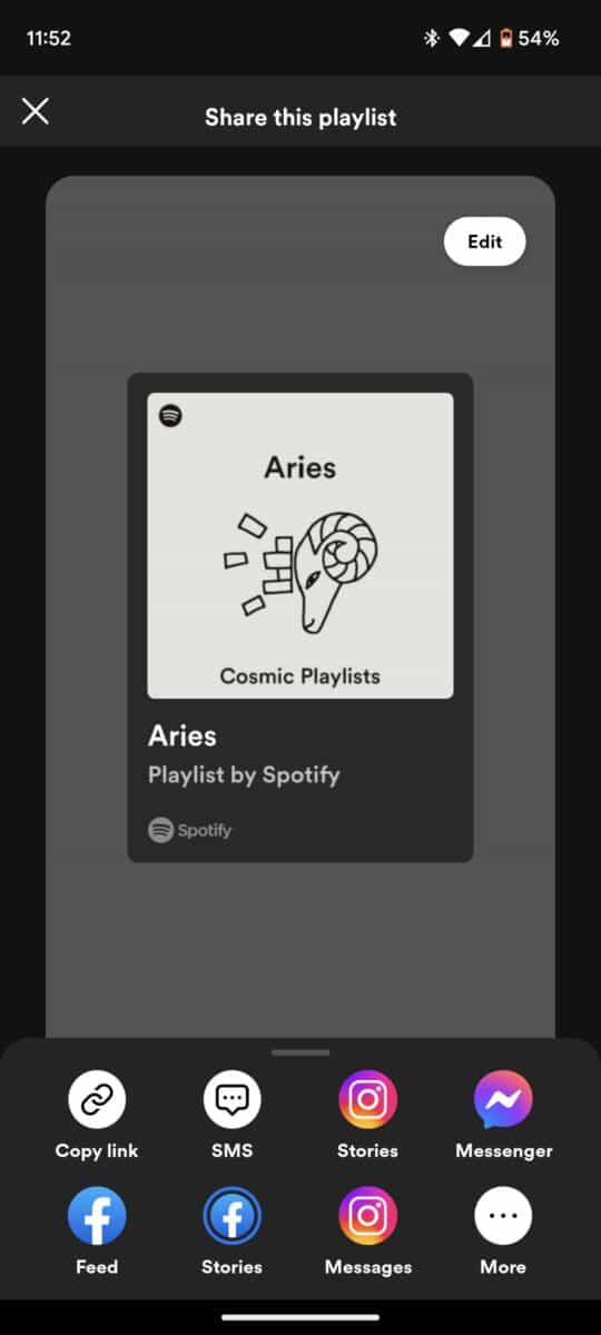 Share A Spotify Playlist