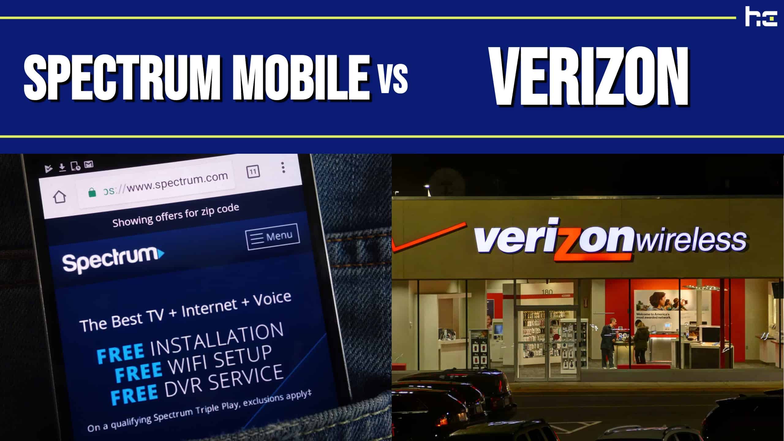 Spectrum Mobile vs Verizon featured image