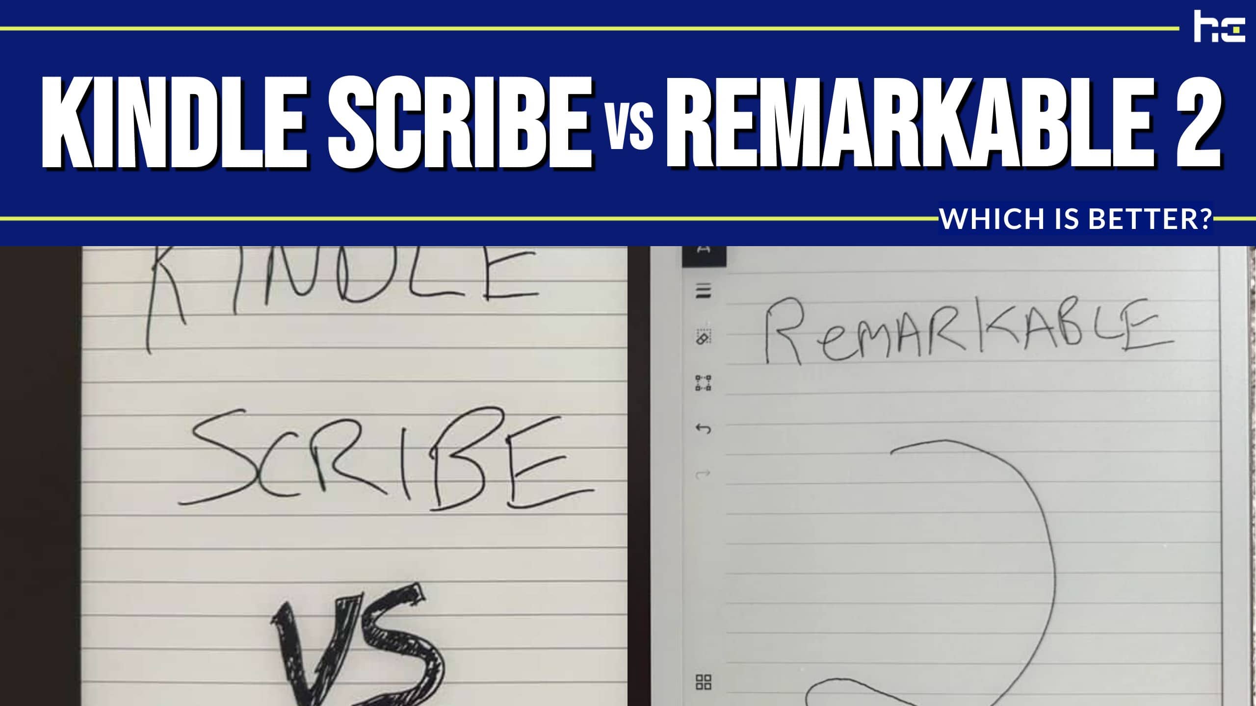 featured image for Kindle Scribe vs reMarkable 2