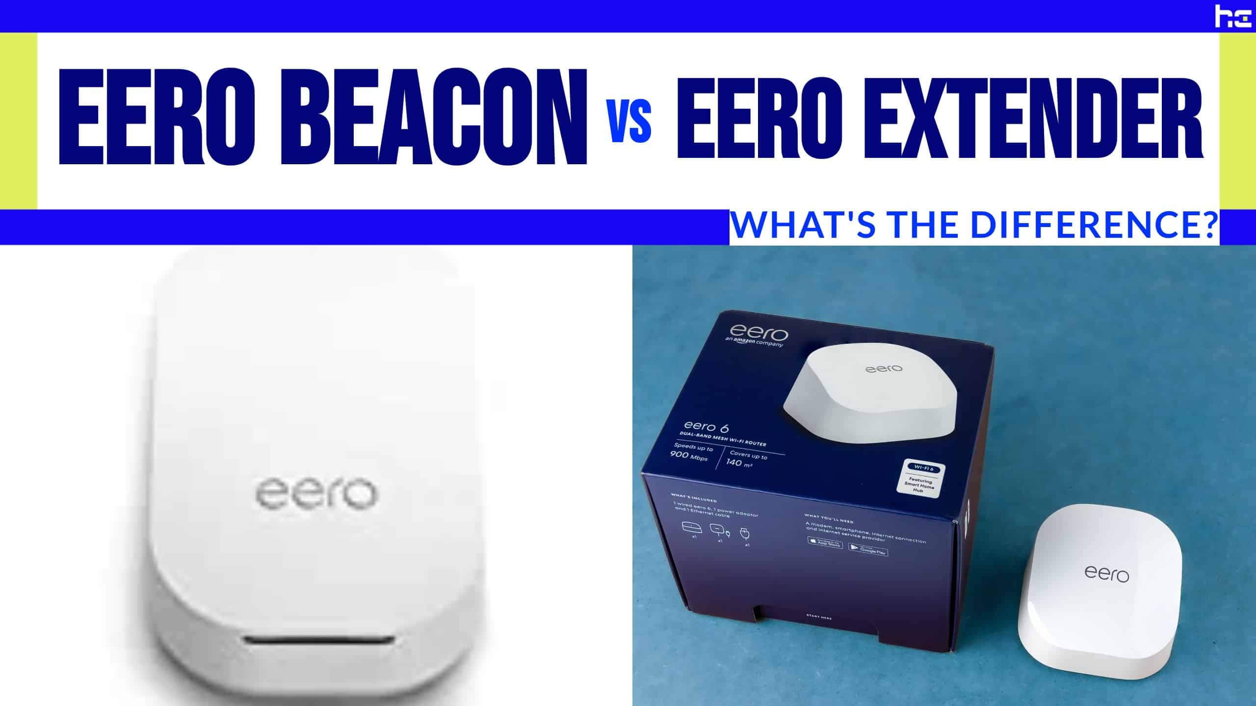 eero Beacon vs eero Extender feature image