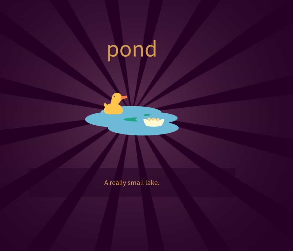 Pond.