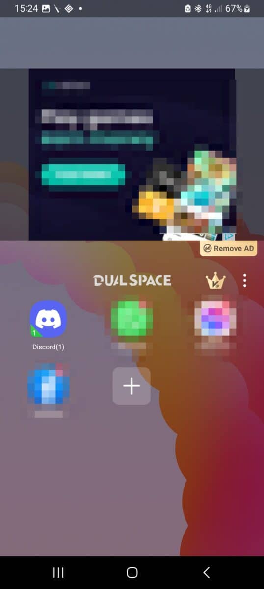 Discord mobile in cloning app.