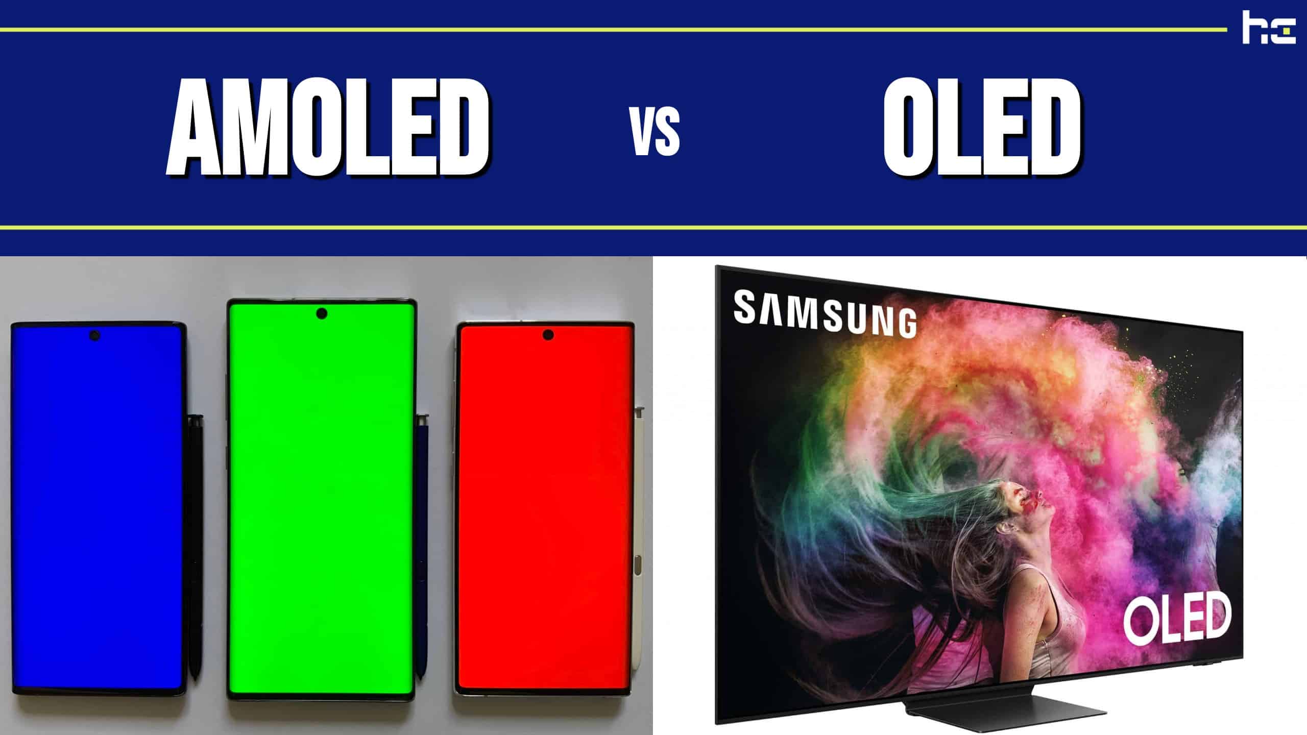 featured image for AMOLED vs OLED