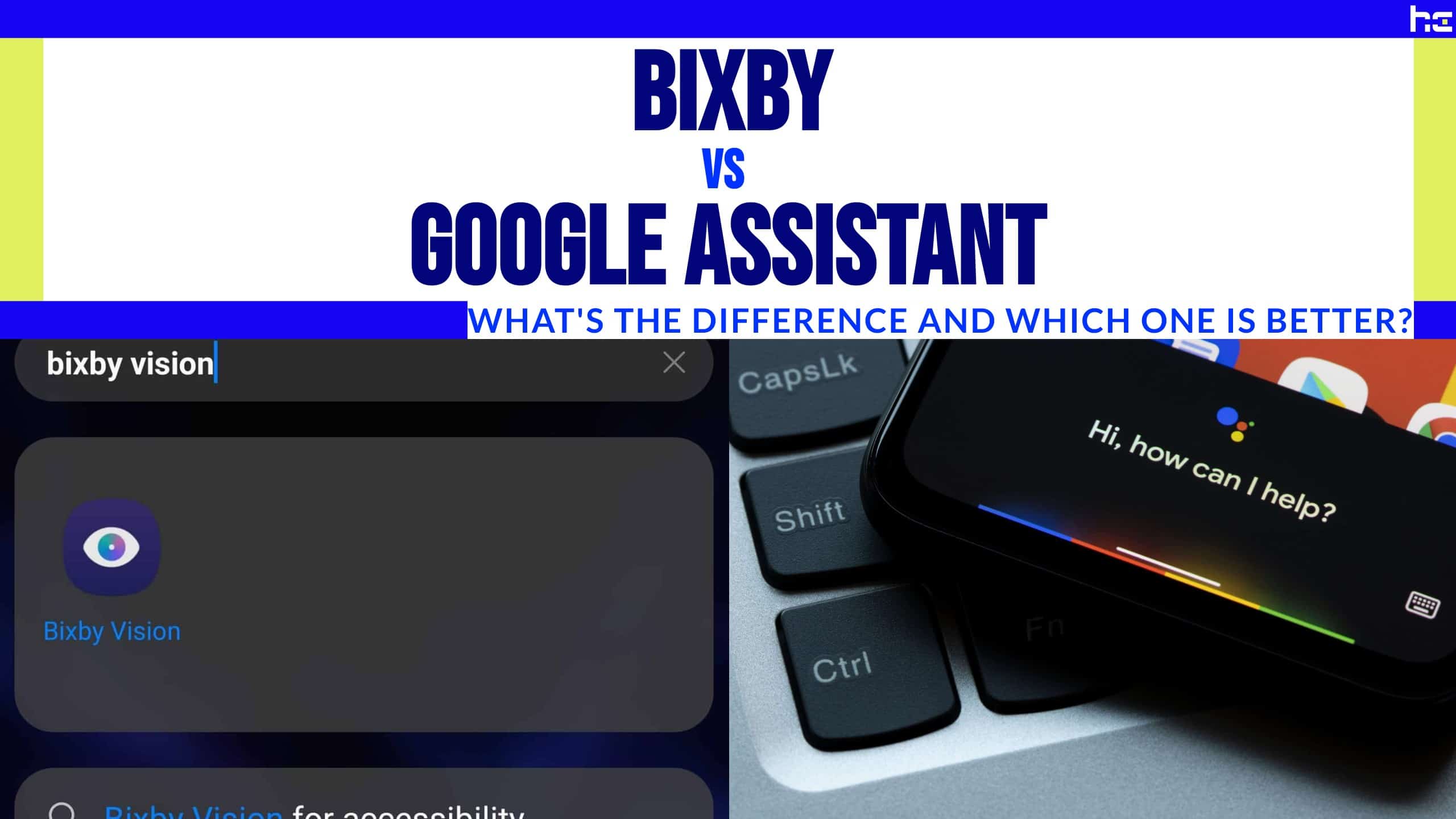 Bixby vs Google Assistant Featured image