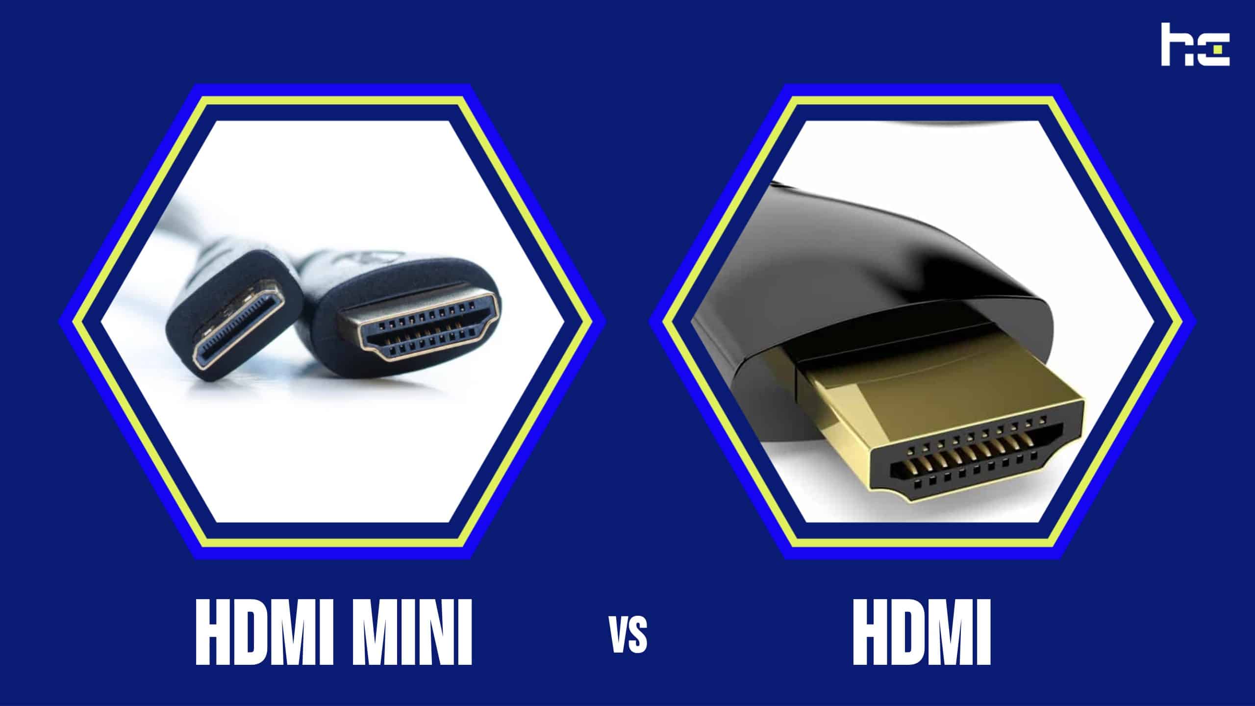 Câble Mini HDMI vers HDMI HighSpeed HQ haut définition