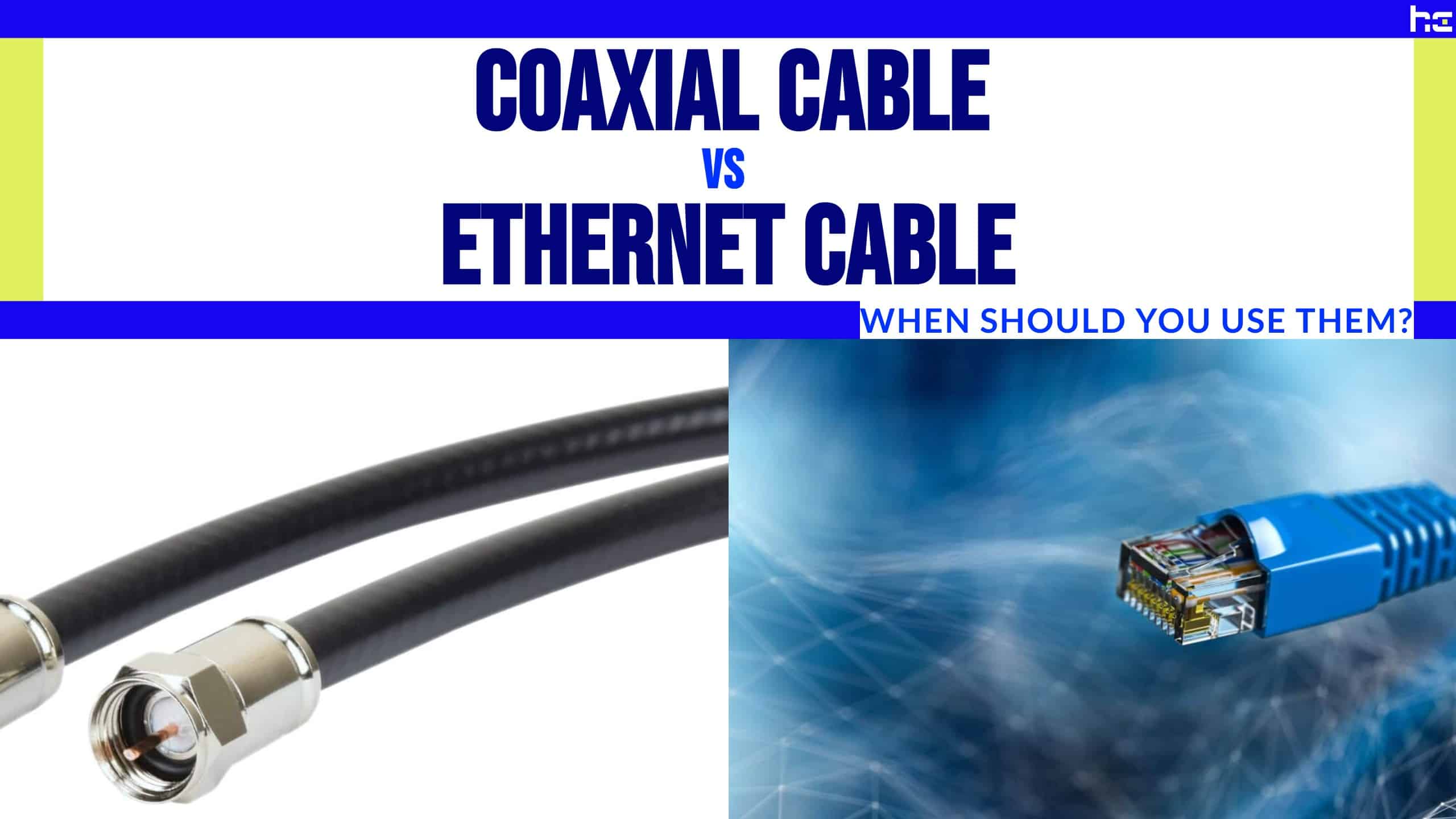 Coaxial vs. Ethernet Cable: Key Differences, When to Use Each One -  History-Computer