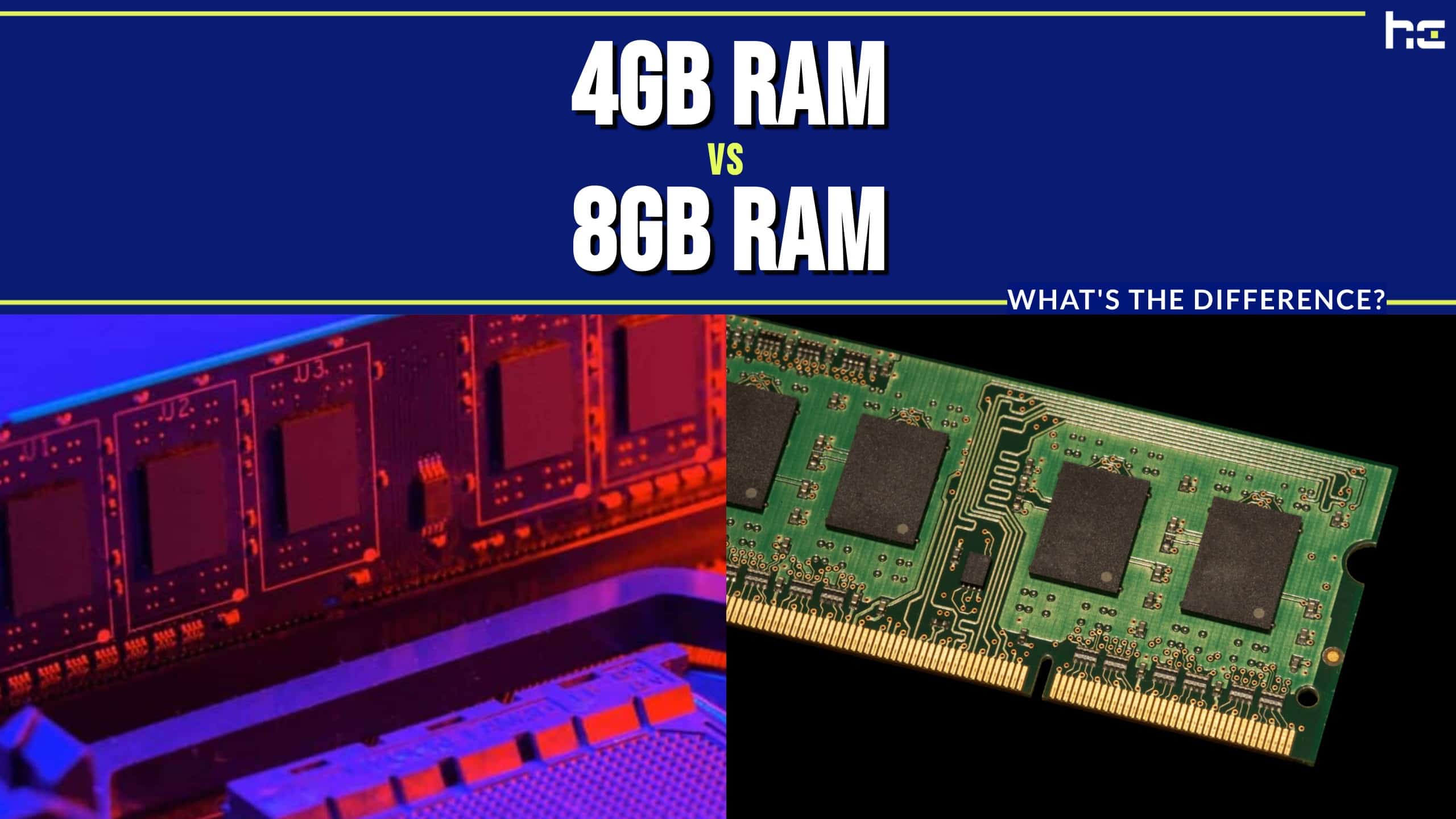 4GB RAM vs. 8GB RAM: What's the Difference? - History-Computer