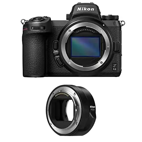 Nikon Z6II Mirrorless Digital Camera with Nikon FTZ II Mount Adapter Bundle