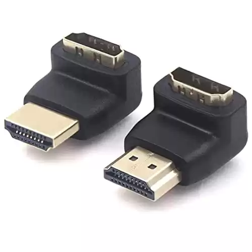 VCE HDMI 90 and 270 Degree Adapter 2-Pack