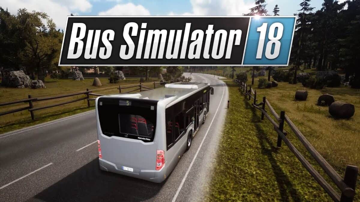 Poster of the Bus Simulator 18.