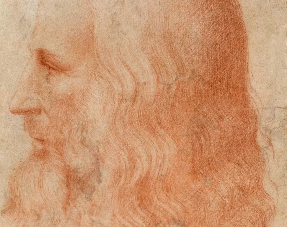 Francesco Melzi's portrait of Leonardo da Vinci.