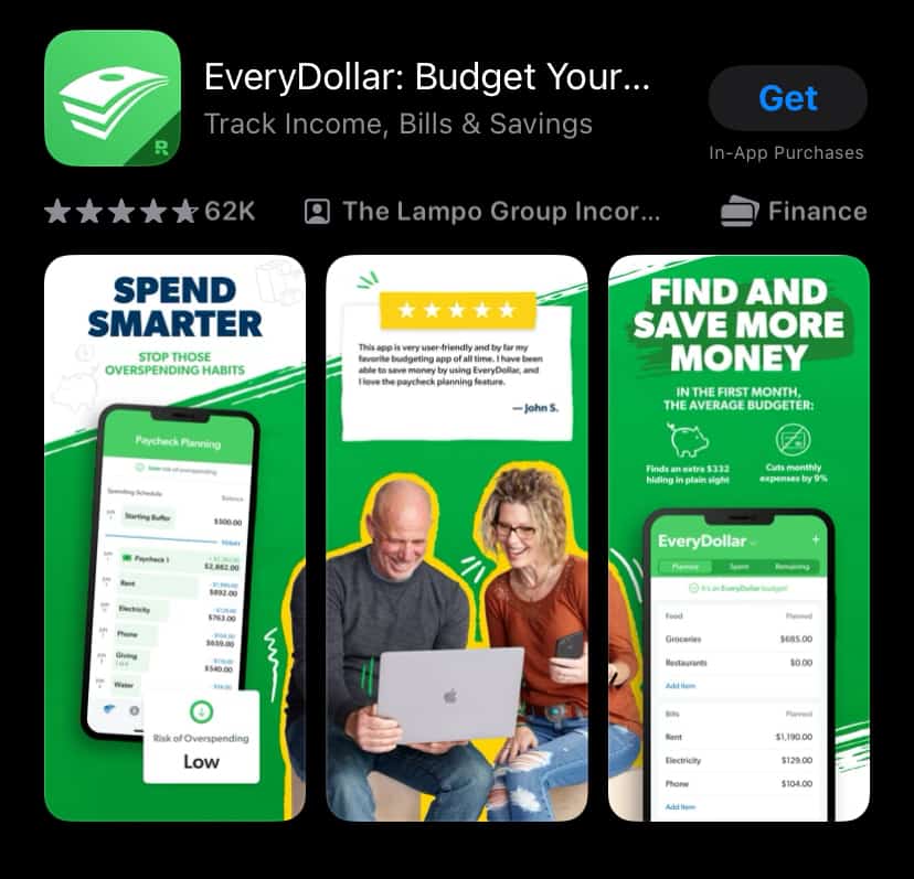 EveryDollar app in App Store.