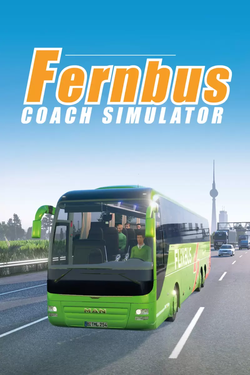 Official cover of the Fernbus Coach Simulator game.