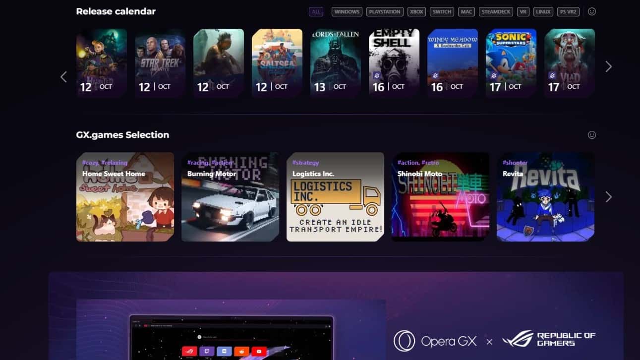 Opera GX Gaming Browser Finally Comes to macOS