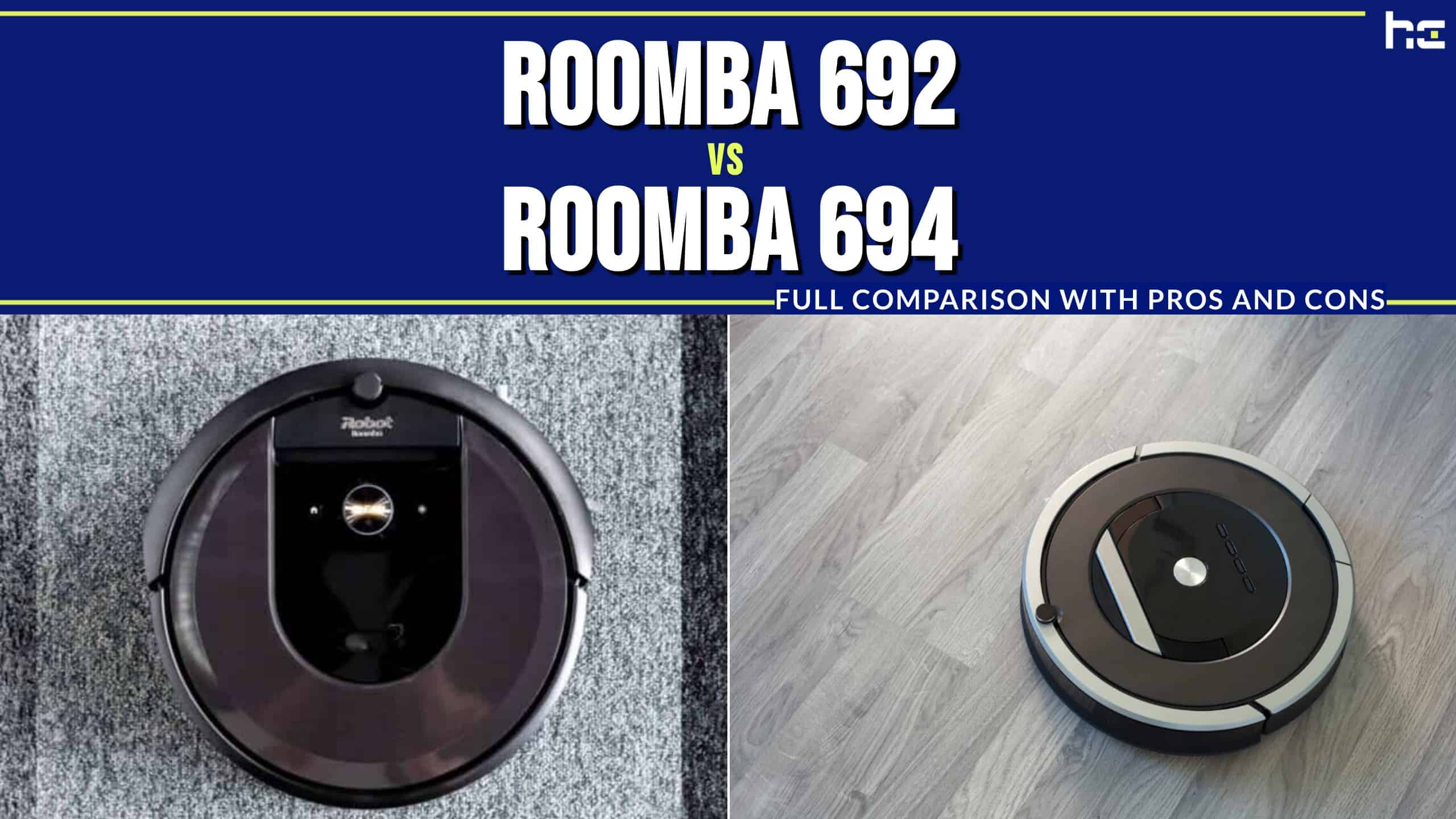 Roomba 692 vs Roomba 694
