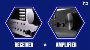 receiver vs. amplifier