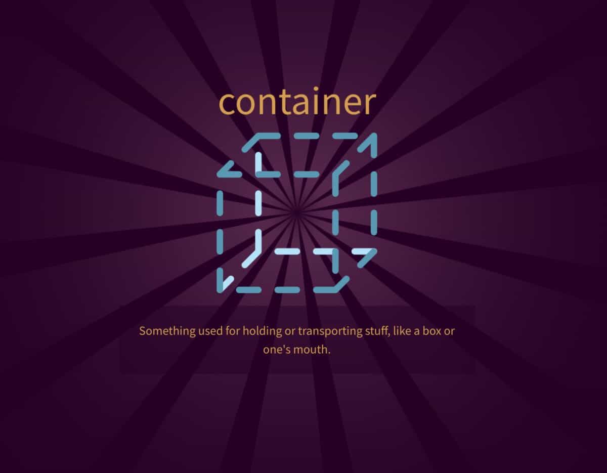 Container.