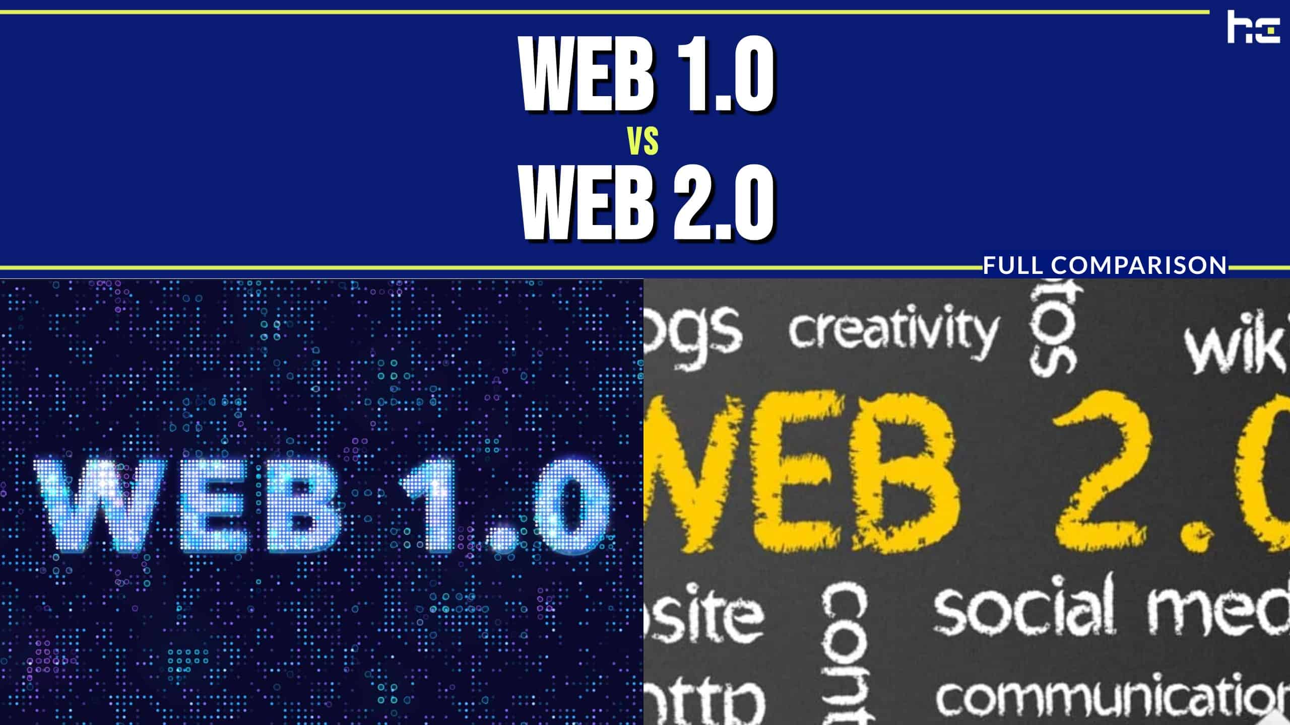Web 1.0 vs Web 2.0