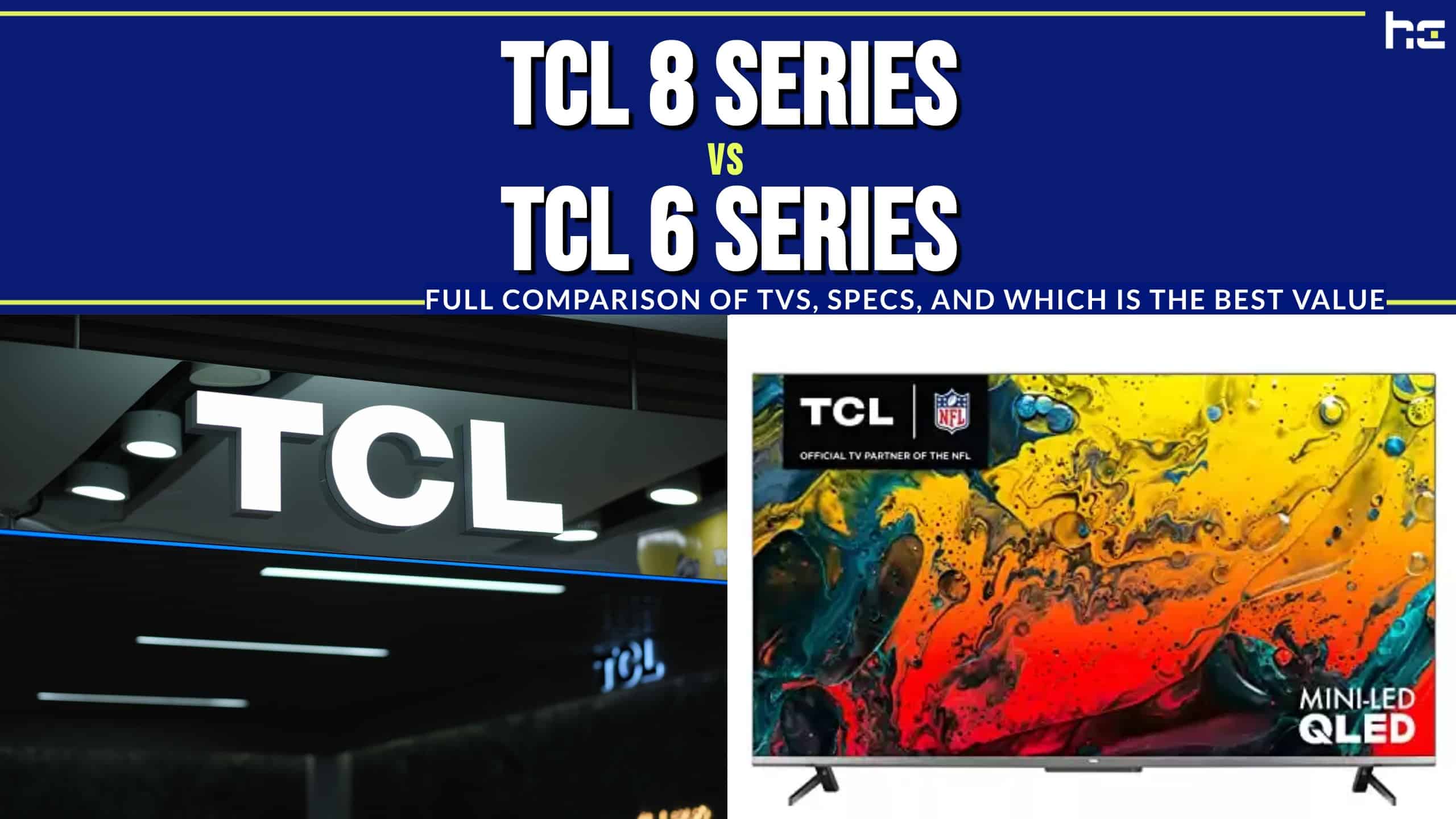 TCL 8 Series vs TCL 6 Series
