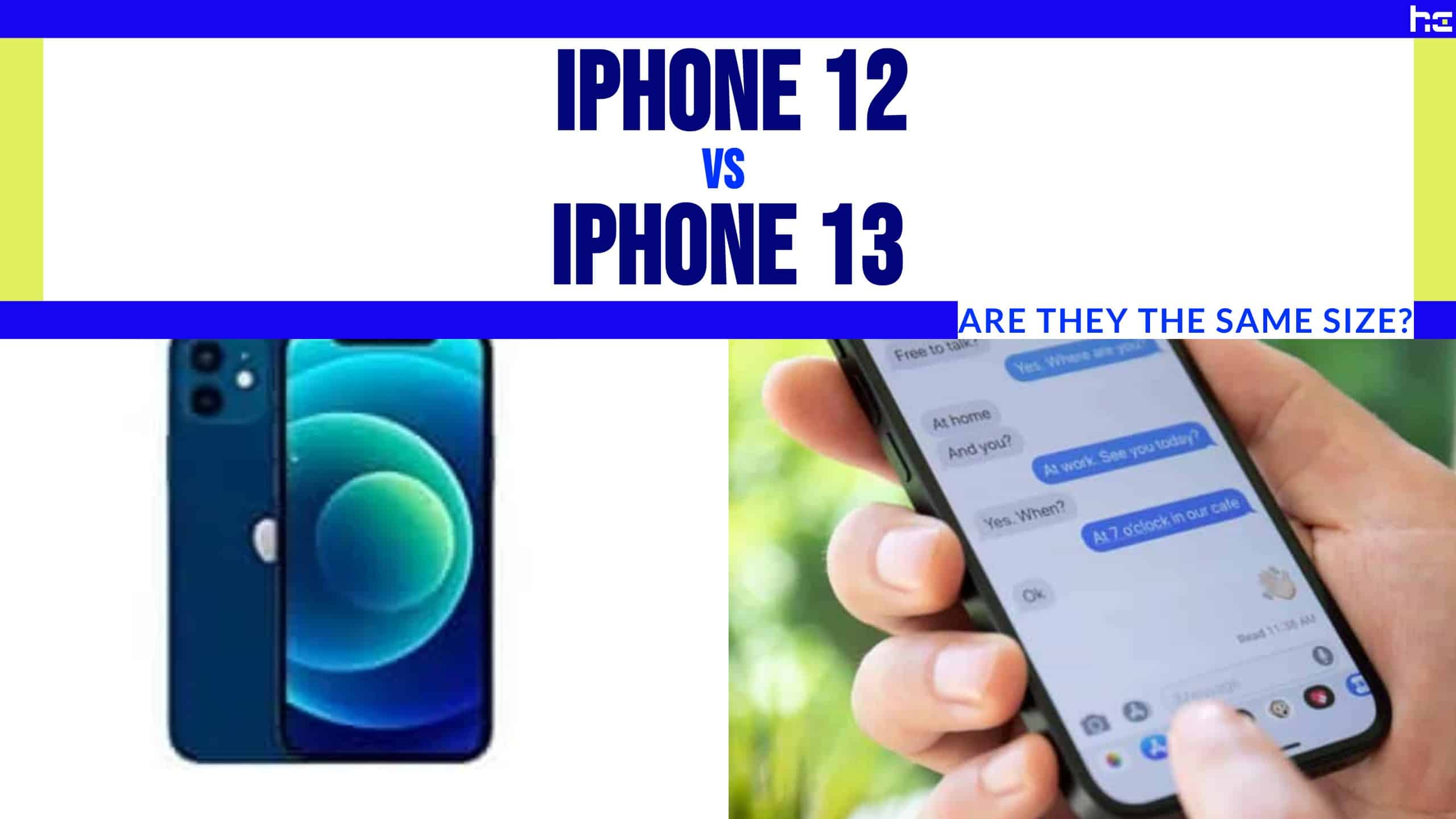 iPhone 12 vs iPhone 13 featured image