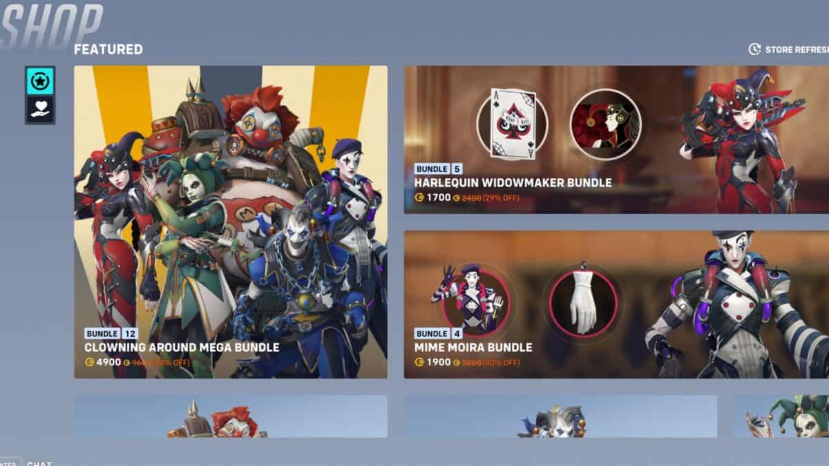 the in-game purchase shop in Overwatch 2