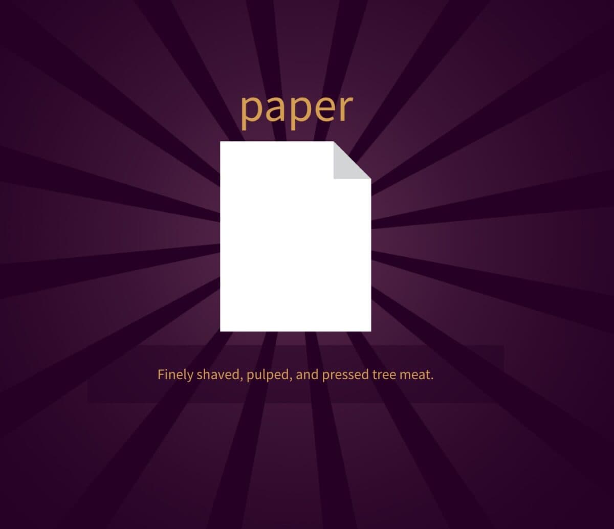 Paper.