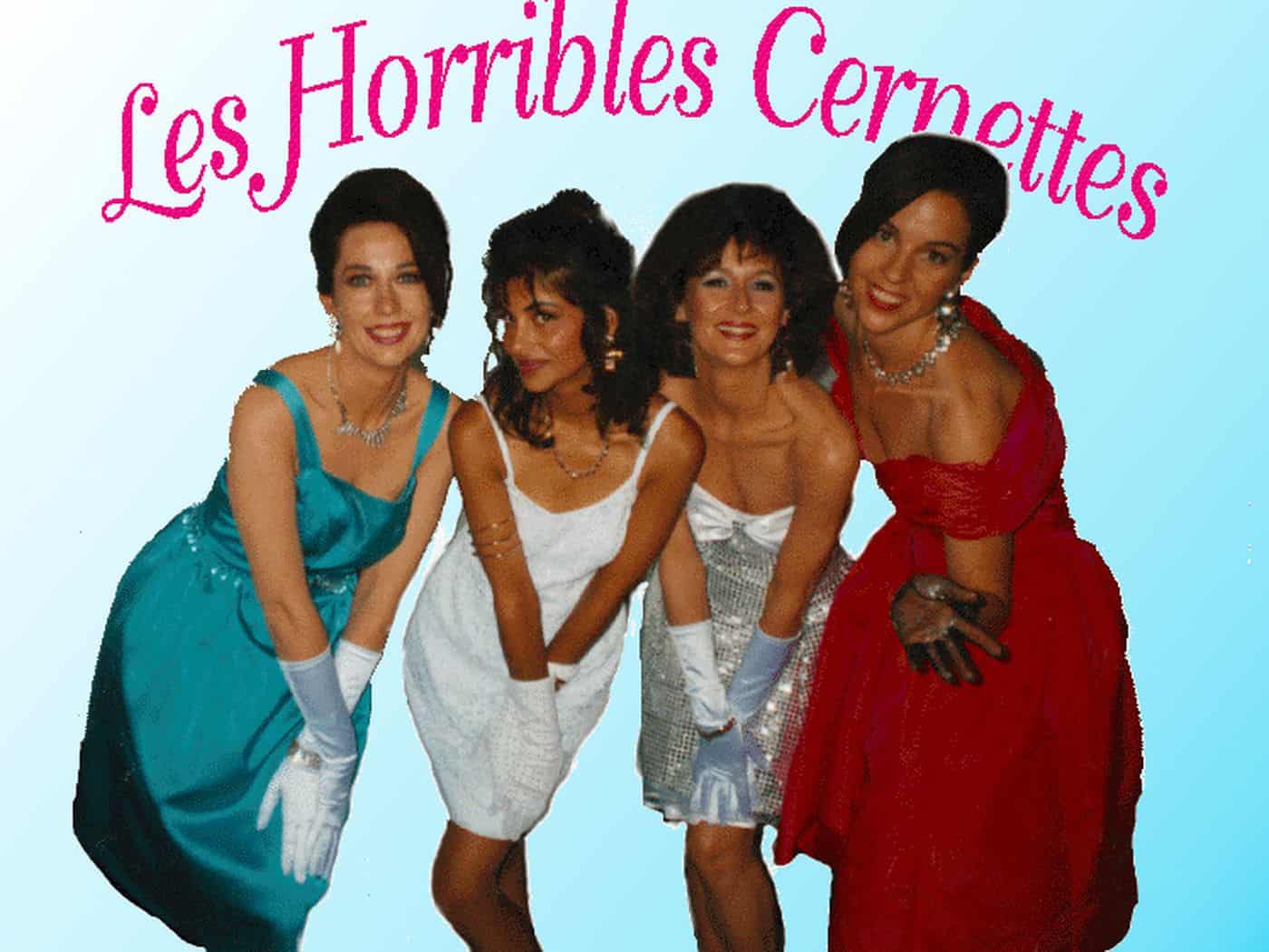 Album art for Les Horribles Cernettes, the first image ever uploaded to the Internet.