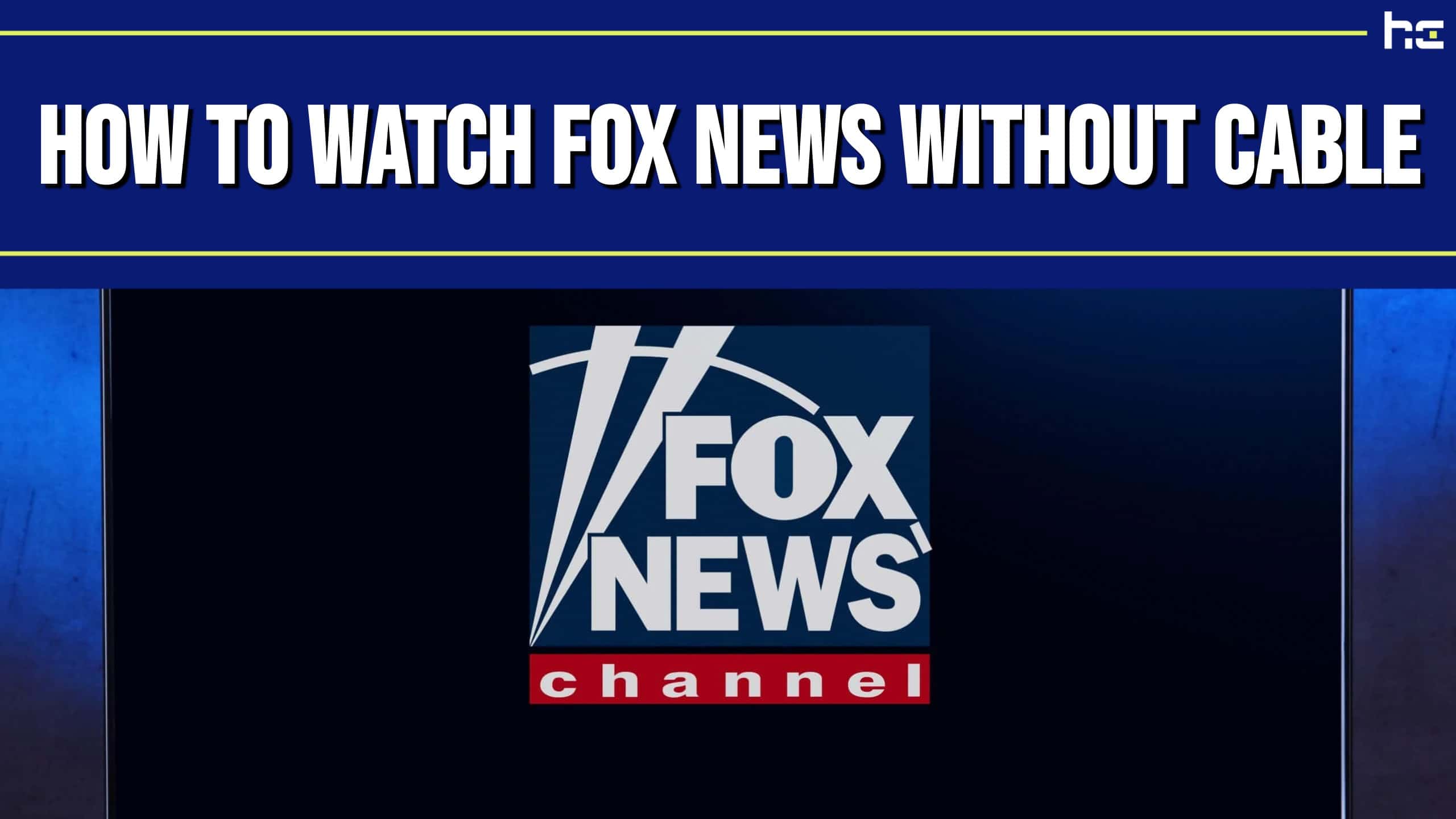 Fox News logo on image generator background