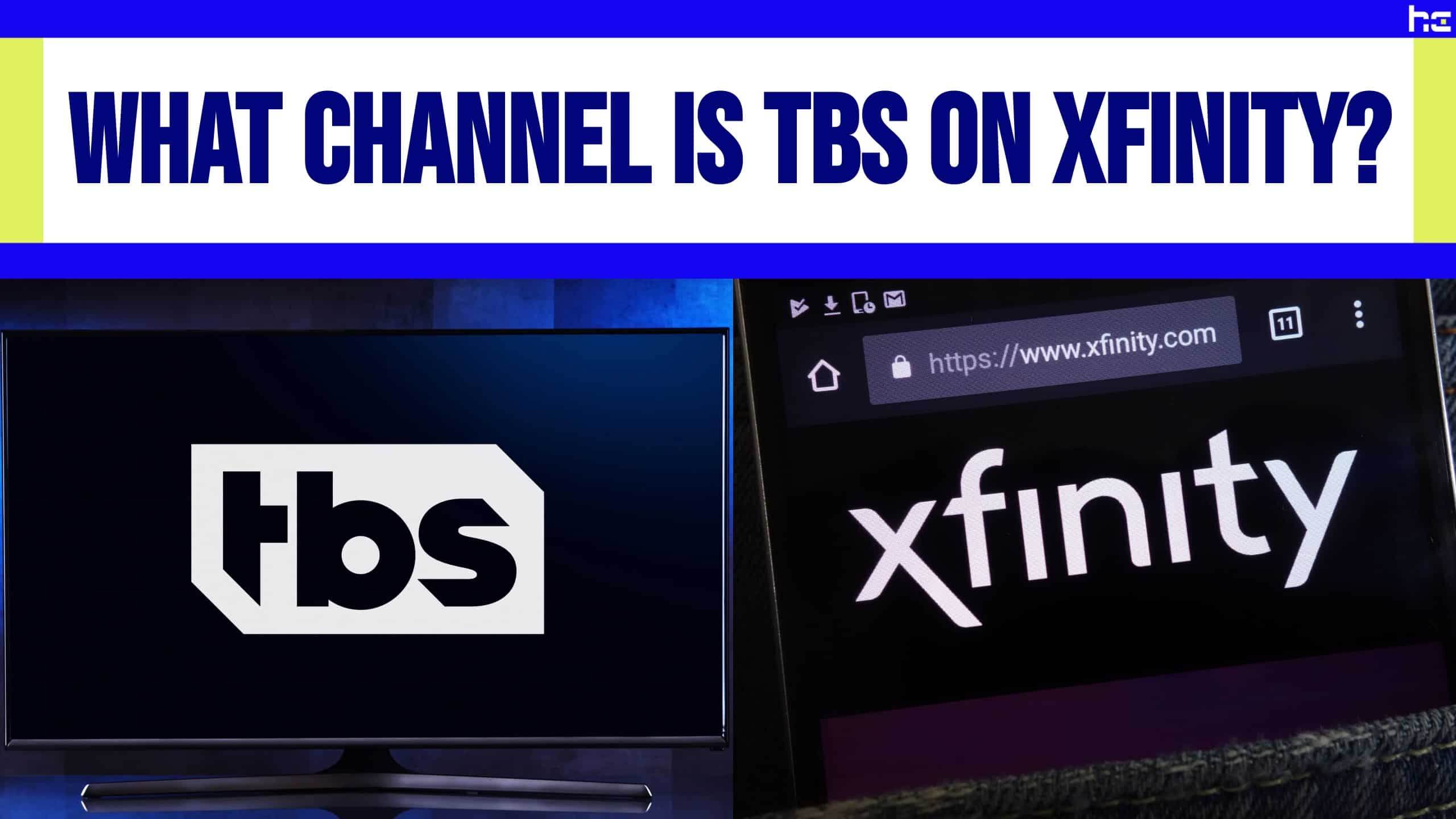 TBS and Xfinity logos.