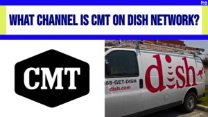 CMT logo beside DISH Network truck.