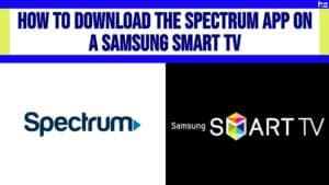 Spectrum and Samsung Smart TV logos side by side.