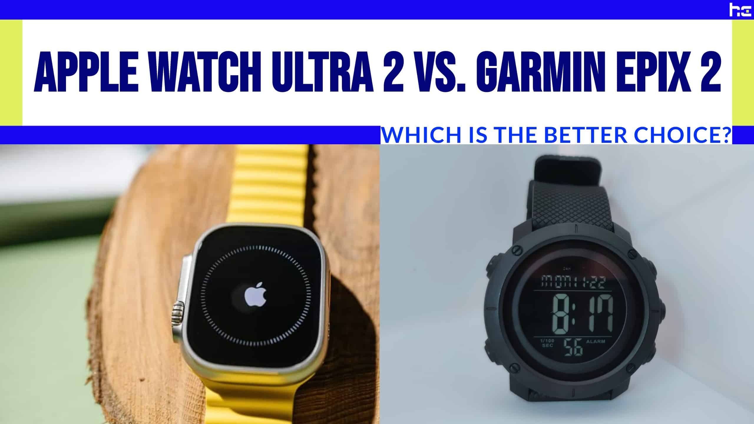 Apple Watch Ultra 2 vs. Garmin Epix 2: Which Is The Better Choice? -  History-Computer