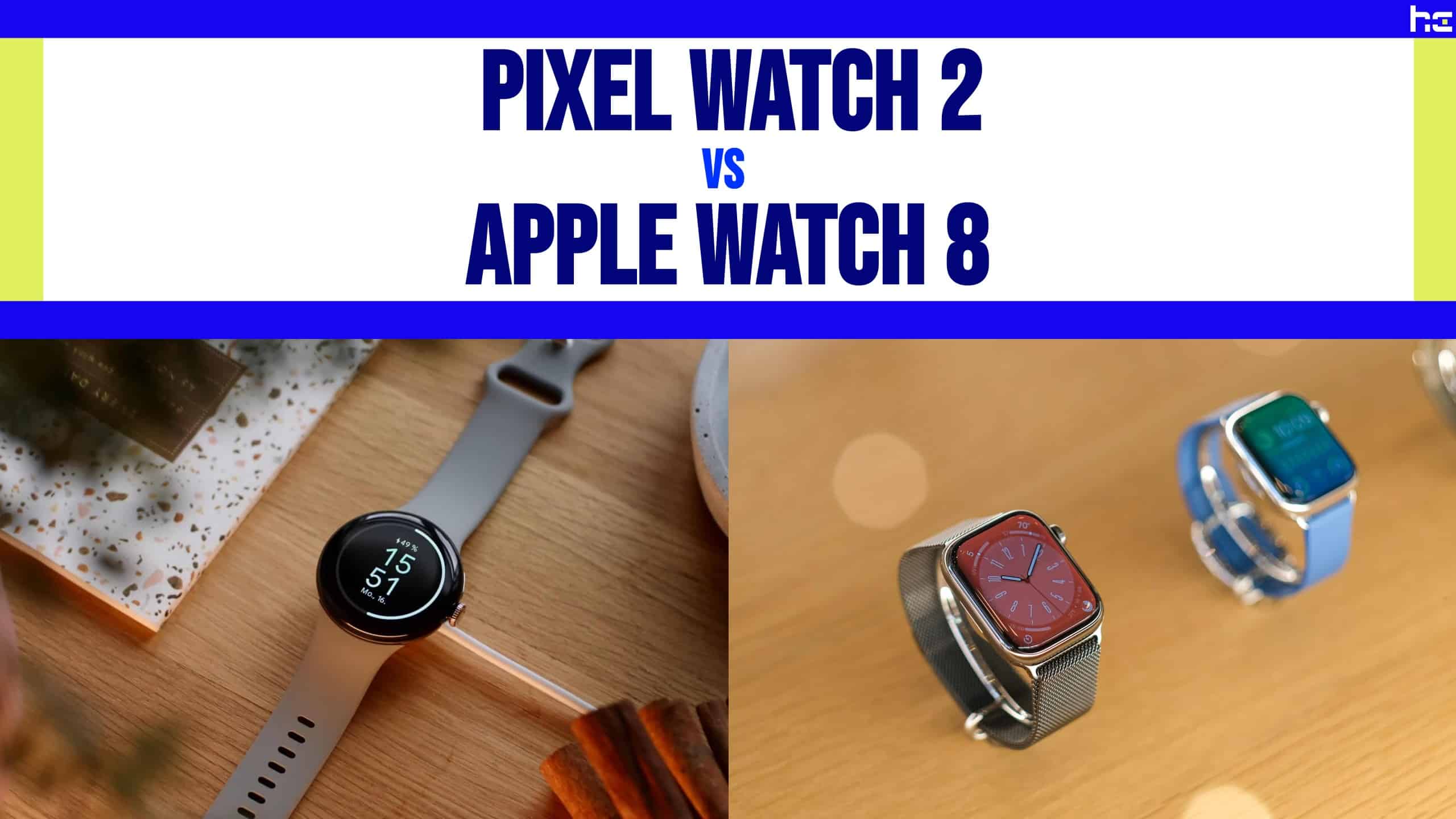 Pixel Watch 2 vs Apple Watch 8
