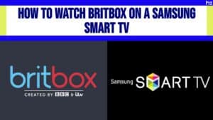 BritBox and Samsung Smart TV logos.