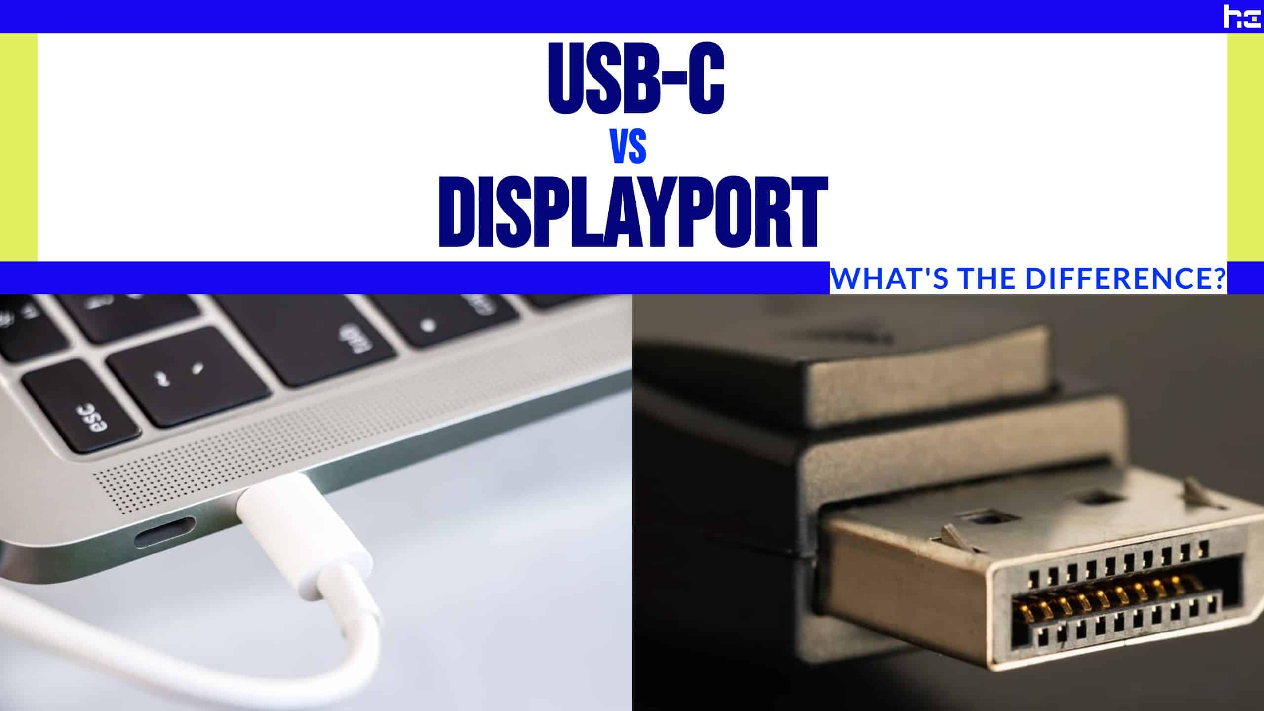 usb-c vs. displayport