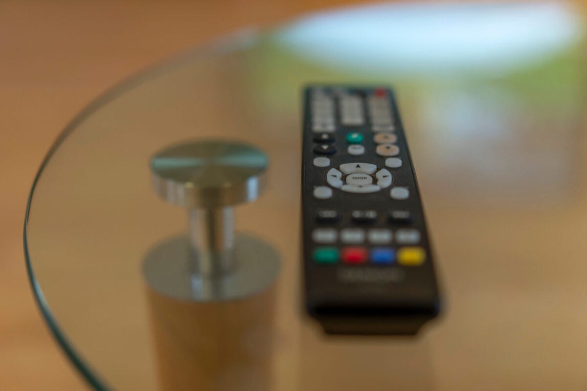 Television Remote in Living Room, Georgia