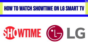 Showtime and LG logos side by side.