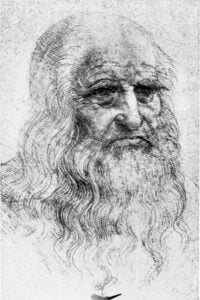 Da Vinci - masters of art 1901 - Portrait of da Vinci