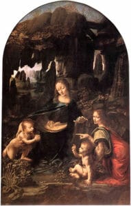 Madonna of the Rocks by Leonardo da Vinci, Louvre version