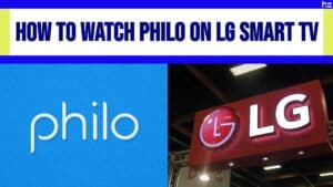 Philo and LG logos side by side.