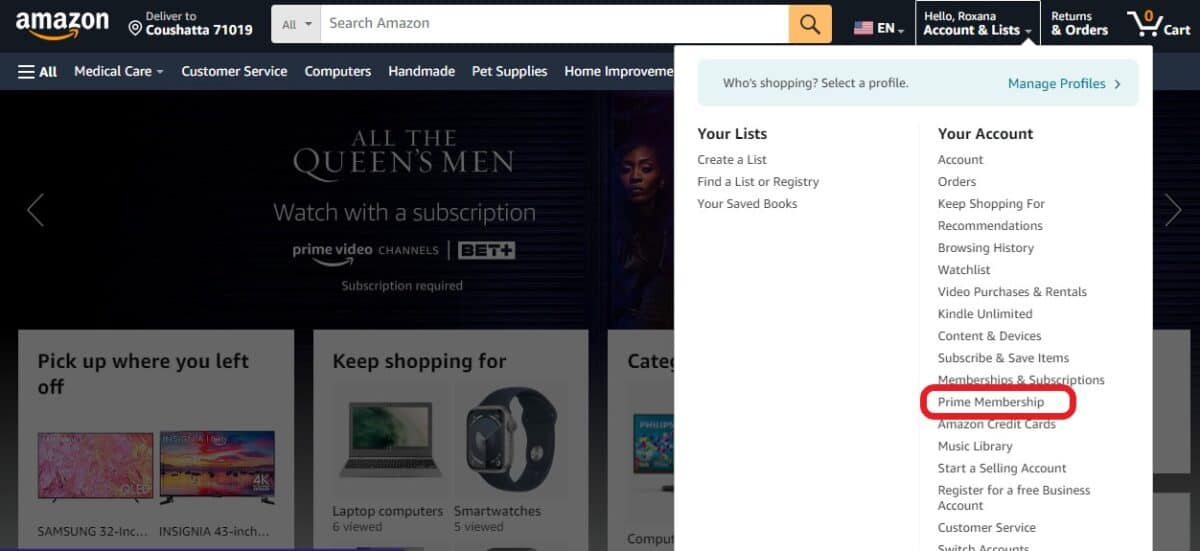 How to watch on sale amazon prime in tv