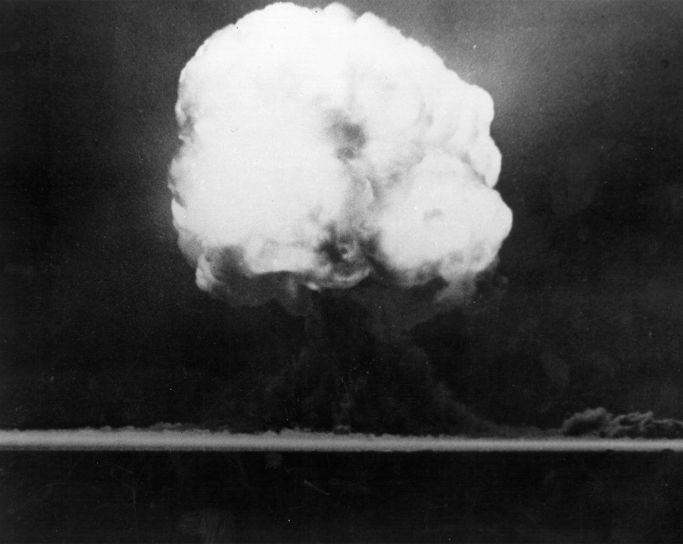 The Trinity Test of the First Atomic Bomb